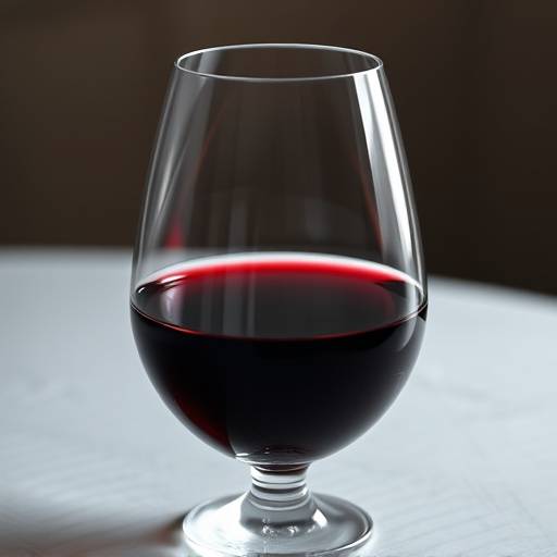Glass of Merlot wine.