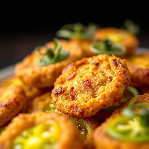Photo of Fried Green Tomatoes, a crispy and tangy appetizer.